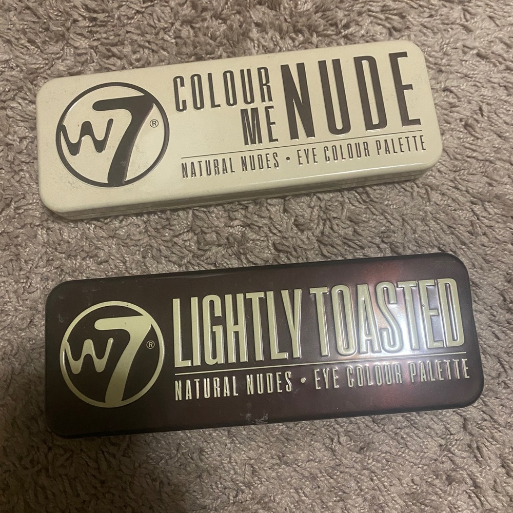 W7 eyeshadow palettes